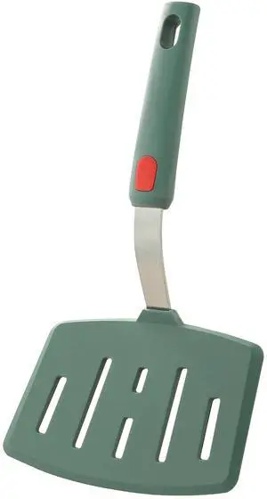 Silicone Wide Pancake Spatula, Slotted Turner for Cooking or Baking, Large Spatula for Egg, Fish, Steak, Flipping and Wok Use, Dishwasher Safe Silicone Wide Pancake Spatula, Slotted Turner for Cooking or Baking, Large Spatula for Egg, Fish, Steak, Flipping and Wok Use, Dishwasher Safe