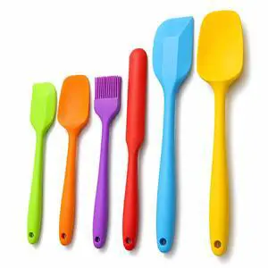 Piece Premium Silicone Spatula Set - Heat Resistant, Dishwasher Safe Turner, Nonstick Silicone Spatulas for Kitchen Use, Cooking Piece Premium Silicone Spatula Set - Heat Resistant, Dishwasher Safe Turner, Nonstick Silicone Spatulas for Kitchen Use, Cooking
