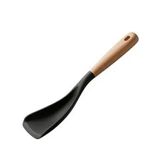 Large Cooking Spoons for Serving. 11.2" Nonstick Silicone Spoonula with Wooden Handle, Heat Resistant Rubber Serving Spatula Spoon for Baking,Scooping and Scraping. Large Cooking Spoons for Serving. 11.2" Nonstick Silicone Spoonula with Wooden Handle, Heat Resistant Rubber Serving Spatula Spoon for Baking,Scooping and Scraping.