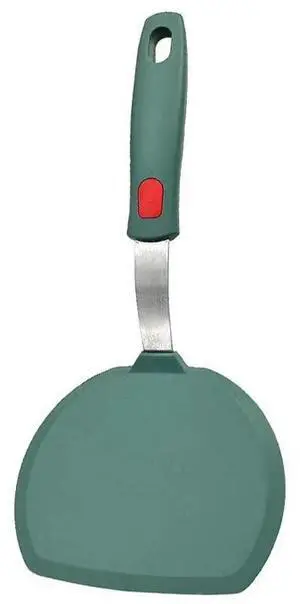 Silicone Pancake Spatula Turner for Cooking and Baking- 600°F Heat Resistant Rubber Egg Spatulas (Green Round Spatula) Silicone Pancake Spatula Turner for Cooking and Baking- 600°F Heat Resistant Rubber Egg Spatulas (Green Round Spatula)