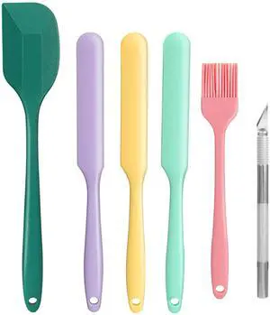 6 PCS Silicone Spurtle Spatula Set for sourdough starter Baking Cooking 6 PCS Silicone Spurtle Spatula Set for sourdough starter Baking Cooking