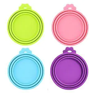 Pack Pet Food Can Cover Silicone Can Lids for Dog and Cat Food(Universal Size, One fit 3 Standard Size Food Cans) Pack Pet Food Can Cover Silicone Can Lids for Dog and Cat Food(Universal Size, One fit 3 Standard Size Food Cans)