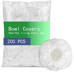 Medium Plastic Bowl Covers, 200 Pcs Elastic Stretch Food Covers for Bread Proofing, Sourdough, Keep Food Fresh Medium Plastic Bowl Covers, 200 Pcs Elastic Stretch Food Covers for Bread Proofing, Sourdough, Keep Food Fresh