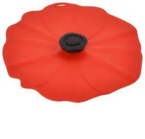 Poppy Silicone Lid for Food Storage and Cooking - Airtight Seal on Any Smooth Rim Surface - BPA-Free - Oven, Microwave, Freezer, Stovetop and Dishwasher Safe (6 Inch) Poppy Silicone Lid for Food Storage and Cooking - Airtight Seal on Any Smooth Rim Surface - BPA-Free - Oven, Microwave, Freezer, Stovetop and Dishwasher Safe (6 Inch)