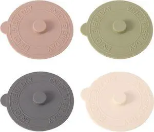 4 Pack Silicone Cup Lids, 10cm Reusable Stretchable Drink Covers - Universal Dustproof & Leak-Proof Lids for Coffee, Tea, Wine Glasses, Tumblers - Ideal for Home, Office, Travel 4 Pack Silicone Cup Lids, 10cm Reusable Stretchable Drink Covers - Universal Dustproof & Leak-Proof Lids for Coffee, Tea, Wine Glasses, Tumblers - Ideal for Home, Office, Travel