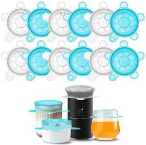 Small Silicone Stretch Lids, 12PCS 2.6"/6.5cm Zero Waste Reusable Silicon Container Lids Covers for Jars Bowls Cups Bottles Cans (12PCS, Small) Small Silicone Stretch Lids, 12PCS 2.6"/6.5cm Zero Waste Reusable Silicon Container Lids Covers for Jars Bowls Cups Bottles Cans (12PCS, Small)