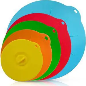 Silicone Lids Covers - Microwave Food Cover for Bowls,Cups,Pots,Pans Food Safe BPA Free Silicone Bowl Covers Easy to Clean and Storage Silicone Lids Covers - Microwave Food Cover for Bowls,Cups,Pots,Pans Food Safe BPA Free Silicone Bowl Covers Easy to Clean and Storage