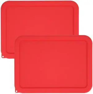 Cup Rectangle Silicone Storage Cover Lids Replacement for Pyrex 7210-PC Glass Bowls, (Container not Included) 2 Pack, Microwave, Dishwasher and Freezer Safe (Cherry Red) Cup Rectangle Silicone Storage Cover Lids Replacement for Pyrex 7210-PC Glass Bowls, (Container not Included) 2 Pack, Microwave, Dishwasher and Freezer Safe (Cherry Red)