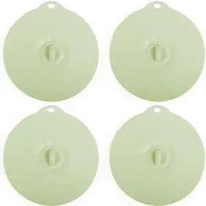 4 Pack 5.9" Silicone Lids for Cups Bowls Plates Pans, Microwave Splatter Cover, Kitchen Containers Lids Cover for Food Storage,Light Green Small 4 Pack 5.9" Silicone Lids for Cups Bowls Plates Pans, Microwave Splatter Cover, Kitchen Containers Lids Cover for Food Storage,Light Green Small