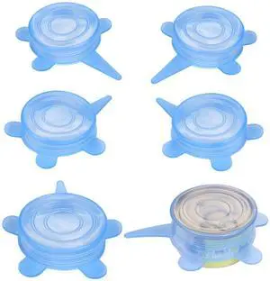 Pack Pet Food Can Cover Stretchable 1 Fit 3 Universal Size Silicone Can Lids for Dog and Cat Food Can Blue Pack Pet Food Can Cover Stretchable 1 Fit 3 Universal Size Silicone Can Lids for Dog and Cat Food Can Blue