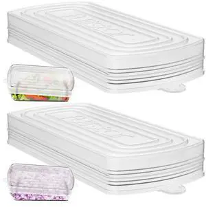 Silicone Stretch Lids for Fullstar Choppers & Mandoline Slicers Reusable Food Covers for Storage Flexible & Durable - Pack of 2 Silicone Stretch Lids for Fullstar Choppers & Mandoline Slicers Reusable Food Covers for Storage Flexible & Durable - Pack of 2