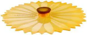Sunflower Silicone Lid for Food Storage and Cooking - 8 Inch - Airtight Seal on Any Smooth Rim Surface - BPA-Free - Oven, Microwave, Freezer, Stovetop and Dishwasher Safe Sunflower Silicone Lid for Food Storage and Cooking - 8 Inch - Airtight Seal on Any Smooth Rim Surface - BPA-Free - Oven, Microwave, Freezer, Stovetop and Dishwasher Safe