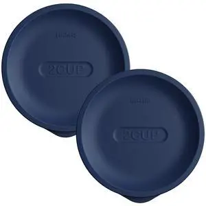 Replacement Lids for Pyrex 7200-PC 2 Cup, Silicone Round Storage Cover Lid for Anchor Hocking Glass Bowl 2 Pack Dark Blue Replacement Lids for Pyrex 7200-PC 2 Cup, Silicone Round Storage Cover Lid for Anchor Hocking Glass Bowl 2 Pack Dark Blue