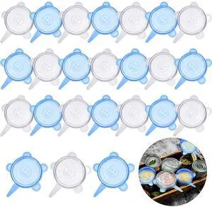 Pieces Silicone Stretch Can Lids Reusable Expandable Jar Lid Soda Beer Cans Round Elastic Container Food Storage Covers for Mug Cup Small Bowl Fruits Vegetables Storage Pieces Silicone Stretch Can Lids Reusable Expandable Jar Lid Soda Beer Cans Round Elastic Container Food Storage Covers for Mug Cup Small Bowl Fruits Vegetables Storage