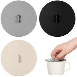 3 Pcs Mug Cover, Silicone Cup Lids Reusable Mug and Cup Covers Food Grade Anti-dust Airtight Seal Lids for Mugs, Tea Cups, Coffee Cups 3 Pcs Mug Cover, Silicone Cup Lids Reusable Mug and Cup Covers Food Grade Anti-dust Airtight Seal Lids for Mugs, Tea Cups, Coffee Cups