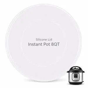 Silicone Lid for Instant Pot 8 Quart, Airtight Inner Pot Cover for Food Storage, Reusable, Microwave & Freezer Safe, Dishwasher Safe, TranslucentTransparent White, 8QT) Silicone Lid for Instant Pot 8 Quart, Airtight Inner Pot Cover for Food Storage, Reusable, Microwave & Freezer Safe, Dishwasher Safe, TranslucentTransparent White, 8QT)
