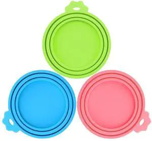 Pet Food Can Covers-Comtim 3 Pack Silicone Can Lids Caps for Dog Cat Wet Food,Universal Size Fit Most Standard Size Canned Dog and Cat Food Pet Food Can Covers-Comtim 3 Pack Silicone Can Lids Caps for Dog Cat Wet Food,Universal Size Fit Most Standard Size Canned Dog and Cat Food