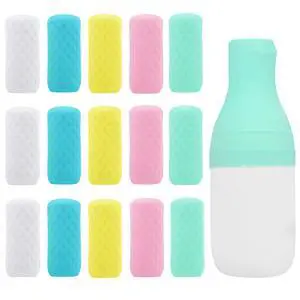 Pack Travel Essentials Accessories Silicone Bottle Covers, Cruise Essentials, Beach Vacation Essentials for Women Men, Elastic Sleeves for Leak Proofing, Fit Travel Size Bottles Toiletries Pack Travel Essentials Accessories Silicone Bottle Covers, Cruise Essentials, Beach Vacation Essentials for Women Men, Elastic Sleeves for Leak Proofing, Fit Travel Size Bottles Toiletries