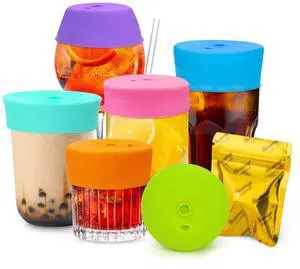 Drink Protection Cover | 100% Silicone and Reusable, Perfect for Parties, Bars or Clubs, Fits All Cup Sizes | Stop Worrying About Beverage Safety (6 Colors) Drink Protection Cover | 100% Silicone and Reusable, Perfect for Parties, Bars or Clubs, Fits All Cup Sizes | Stop Worrying About Beverage Safety (6 Colors)
