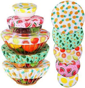 Pcs Reusable Bowl Covers for Bread Proofing Stretch Cloth Fabric Halloween Summer Style Bowl Covers with Elastic Bread Sourdough Lids for Food Storage and Food Preservation Pcs Reusable Bowl Covers for Bread Proofing Stretch Cloth Fabric Halloween Summer Style Bowl Covers with Elastic Bread Sourdough Lids for Food Storage and Food Preservation
