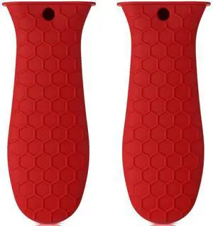 pcs Silicone Handle Cover for Cast Iron Skillet Kitchen Silicone Handles for Pots and Pans Non-Slip Pot Holder Sleeve for Fry Pan Griddles Metal Aluminum Cookware(Red) pcs Silicone Handle Cover for Cast Iron Skillet Kitchen Silicone Handles for Pots and Pans Non-Slip Pot Holder Sleeve for Fry Pan Griddles Metal Aluminum Cookware(Red)