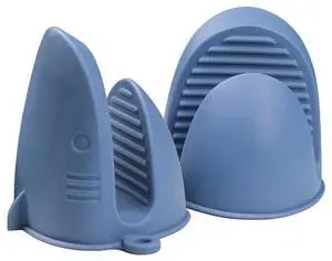 Silicone Oven Mitts Heat Resistant, Silicone Potholders for Kitchen, Air Fryer,Baking, Mini Rubber Oven Glove (Blue) Silicone Oven Mitts Heat Resistant, Silicone Potholders for Kitchen, Air Fryer,Baking, Mini Rubber Oven Glove (Blue)