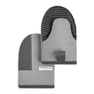 Beacon Two-Tone Non-Slip Mini Oven Mitt Set, Cool Grey/Frost Grey, 5.5"x8", 2 Piece Beacon Two-Tone Non-Slip Mini Oven Mitt Set, Cool Grey/Frost Grey, 5.5"x8", 2 Piece