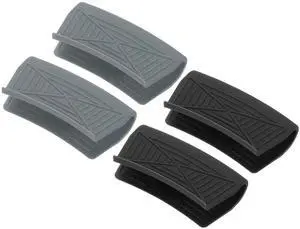 Pcs Silicone Assist Hot Pan Handle Holder Hot Skillet Handle Covers Pot Holder Sleeve Non-Slip Heat Resistant for Kitchen Pot Frying Pans Cookware (Black/Grey) Pcs Silicone Assist Hot Pan Handle Holder Hot Skillet Handle Covers Pot Holder Sleeve Non-Slip Heat Resistant for Kitchen Pot Frying Pans Cookware (Black/Grey)