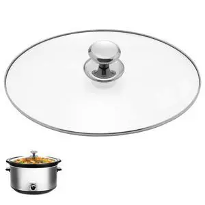 Oval Glass Lid 7 Quart Replacement for Crock Pot 7qt Slow Cooker for Slow Cooker scv700-s-br SCV700, 33474G, SCV700SS, SCV700-KC Replacement Oval 7 Quart Lids Oval Glass Lid 7 Quart Replacement for Crock Pot 7qt Slow Cooker for Slow Cooker scv700-s-br SCV700, 33474G, SCV700SS, SCV700-KC Replacement Oval 7 Quart Lids