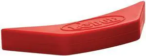 Silicone Assist Handle Holder - Dishwasher Safe Hot Handle Holder Designed for Traditional Lodge Cast Iron Dual Handle Products - Reusable Heat Protection Up to 450° - Red Silicone Assist Handle Holder - Dishwasher Safe Hot Handle Holder Designed for Traditional Lodge Cast Iron Dual Handle Products - Reusable Heat Protection Up to 450° - Red