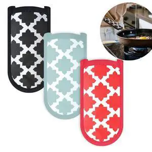 3 Pieces Hot Pot Handle Holder Cover for Kitchen Heat Resistant Hot Handle Sleeve Holder Cast Iron Pan Skillet Handle Cover Potholders for Cooking and Baking (1.Classic Style) 3 Pieces Hot Pot Handle Holder Cover for Kitchen Heat Resistant Hot Handle Sleeve Holder Cast Iron Pan Skillet Handle Cover Potholders for Cooking and Baking (1.Classic Style)