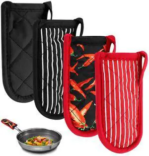 4Pcs Pan Handle Sleeve Silicone Hot Handler Holder,Cast Iron Skillet Handle Covers Heat Resistan t Pot Handle Sleeve for Cast Iron Pans,Metal Pots, Griddles Cooking Supplies 4Pcs Pan Handle Sleeve Silicone Hot Handler Holder,Cast Iron Skillet Handle Covers Heat Resistan t Pot Handle Sleeve for Cast Iron Pans,Metal Pots, Griddles Cooking Supplies