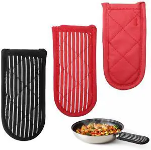 3 PCS Cast Iron Handle Covers, Pot Handle Covers Heat Resistant Cotton Pan Reusable Non-Slip Pot Holders Sleeves Mitt for Skillet Kitchen Cooking Baking Supplies 3 PCS Cast Iron Handle Covers, Pot Handle Covers Heat Resistant Cotton Pan Reusable Non-Slip Pot Holders Sleeves Mitt for Skillet Kitchen Cooking Baking Supplies
