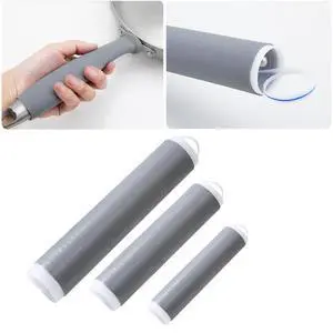 3PCS Pot Handle Heat Insulation Silicon Cover,Silicone Hot Handle Holder,Silicone Pan Handle Sleeve for Pots and Pans,Self-retracting Silicone Handle Cover for Pans, Spatulas and Spoons 3PCS Pot Handle Heat Insulation Silicon Cover,Silicone Hot Handle Holder,Silicone Pan Handle Sleeve for Pots and Pans,Self-retracting Silicone Handle Cover for Pans, Spatulas and Spoons