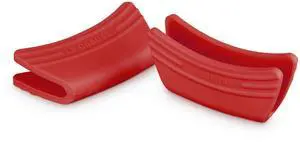 Silicone Set of 2 Handle Grips, 5" x 2 1/2" Each, Cerise Silicone Set of 2 Handle Grips, 5" x 2 1/2" Each, Cerise