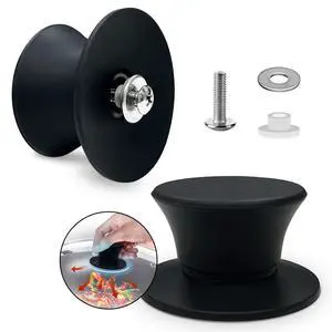 Universal Pot Lid Replacement Knobs, Silicone Pan Lid Holding Handles, Heat Resistant, Non-Slip Handle for Kitchen Cookware Lids and Covers (2 Packs) Universal Pot Lid Replacement Knobs, Silicone Pan Lid Holding Handles, Heat Resistant, Non-Slip Handle for Kitchen Cookware Lids and Covers (2 Packs)