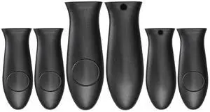 Silicone Hot Handle Holder Small Cast Iron Handle Cover Skillet Handle Cover Griddle Cover Cookware Handles Cover for Frying Pans & Griddles Sleeve Grip Handle Cover Small & Large Black 6 Pcs Silicone Hot Handle Holder Small Cast Iron Handle Cover Skillet Handle Cover Griddle Cover Cookware Handles Cover for Frying Pans & Griddles Sleeve Grip Handle Cover Small & Large Black 6 Pcs