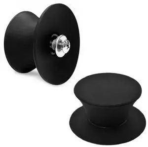 2 Pcs Universal Pot Lid Replacement Knobs, Silicone Heat Resistant Pan Cover Holding Handles, Great for Slow Cookers, Skillets and Kitchen Cookware Lids and Covers 2 Pcs Universal Pot Lid Replacement Knobs, Silicone Heat Resistant Pan Cover Holding Handles, Great for Slow Cookers, Skillets and Kitchen Cookware Lids and Covers
