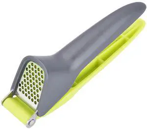 Garlic Press Machine, 7 Inch Plastic and Stainless Steel Random Color Garlic Grinding Tool for Kitchen and Outdoors (1) Garlic Press Machine, 7 Inch Plastic and Stainless Steel Random Color Garlic Grinding Tool for Kitchen and Outdoors (1)
