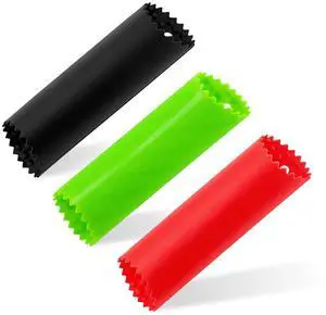 3 Pack Garlic Peelers, Easy Roll Garlic Skin Remover Roller, Silicone Garlic Clove Peeling Tool for Cooking, Black, Red and Green 3 Pack Garlic Peelers, Easy Roll Garlic Skin Remover Roller, Silicone Garlic Clove Peeling Tool for Cooking, Black, Red and Green