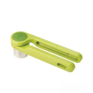 Helix Garlic Press Mincer Ergonomic Twist-Action Hand Juicer, Stainless Steel Helix Garlic Press Mincer Ergonomic Twist-Action Hand Juicer, Stainless Steel