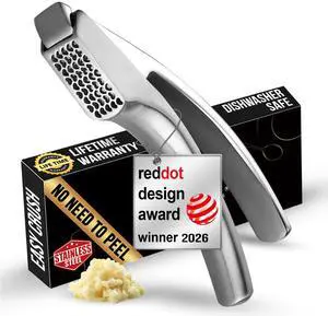 Lifetime Replace Garlic Press, No Need to Peel, Coarse Mince Lifetime Replace Garlic Press, No Need to Peel, Coarse Mince