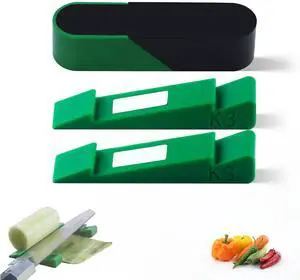 Ultrathin Sectioning Aid, Vegetable Sheet Cutter Slicer, Creative Kitchen Cutting Aid Gadgets Tool, Food Slicer Assistant Tool for Slicing Cucumber Carrot (3mm Green) Ultrathin Sectioning Aid, Vegetable Sheet Cutter Slicer, Creative Kitchen Cutting Aid Gadgets Tool, Food Slicer Assistant Tool for Slicing Cucumber Carrot (3mm Green)