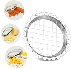 Egg Chopper Stainless Steel Egg Slicer Fruit Cube Cutter Salads Cutters Tomato Cutter Potato Cutter as pictures Egg Chopper Stainless Steel Egg Slicer Fruit Cube Cutter Salads Cutters Tomato Cutter Potato Cutter as pictures