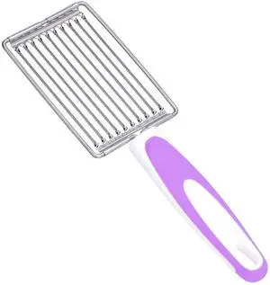 Meat Cutter,Stainless Tomato Slicer Fruits Cutter Luncheon Meat Slicer with Handle Cheese Boiled Egg Ham Tomato Serrated Slicing Knife Meat Cutter,Stainless Tomato Slicer Fruits Cutter Luncheon Meat Slicer with Handle Cheese Boiled Egg Ham Tomato Serrated Slicing Knife