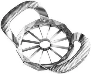 Apple Slicer, Apple Corer, 12-Blade Stainless Steel Apple Cutter Divider Pitter Sturdy and Sharp Apple Slicer, Apple Corer, 12-Blade Stainless Steel Apple Cutter Divider Pitter Sturdy and Sharp