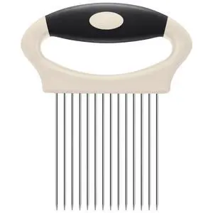 Large Onion Slicer Holder, Stainless Steel Onion Holder for Slicing, Onion Cutter Vegetable Chopper Tool with 14 Sharp Prongs for Slicing of Potato Avocados & Meat, Cooking Gadgets Tool for Fruit Prep Large Onion Slicer Holder, Stainless Steel Onion Holder for Slicing, Onion Cutter Vegetable Chopper Tool with 14 Sharp Prongs for Slicing of Potato Avocados & Meat, Cooking Gadgets Tool for Fruit Prep
