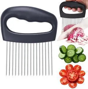 Extra-Large Onion Holder for Slicing, 304 Stainless Steel Extra-Large Onion Holder for Slicing, 304 Stainless Steel