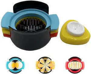 3-in-1 Egg Slicer for Hard Boiled Eggs, Strawberry, Banana & Avocado Stainless Steel Cutter with Piercer, Multi-functional Kitchen Tool for Salad, Sandwich, Breakfast & Charcuterie 3-in-1 Egg Slicer for Hard Boiled Eggs, Strawberry, Banana & Avocado Stainless Steel Cutter with Piercer, Multi-functional Kitchen Tool for Salad, Sandwich, Breakfast & Charcuterie