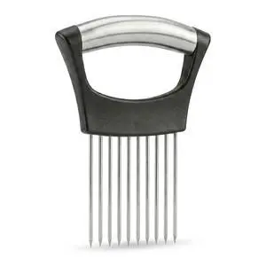 Holder for Slicing 2026, Stainless Steel Onion Slicer & Cutter with Finger Guard, Ergonomic Anti-Slip Handle, Multi-Use Kitchen Tool for Tomato, Potato, Avocado, Egg, Lemon & Meat Holder for Slicing 2026, Stainless Steel Onion Slicer & Cutter with Finger Guard, Ergonomic Anti-Slip Handle, Multi-Use Kitchen Tool for Tomato, Potato, Avocado, Egg, Lemon & Meat